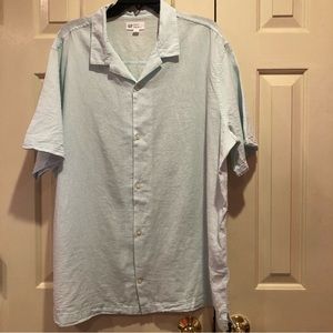 Gap Linen Blend Resort Shirt Mens Size XXL